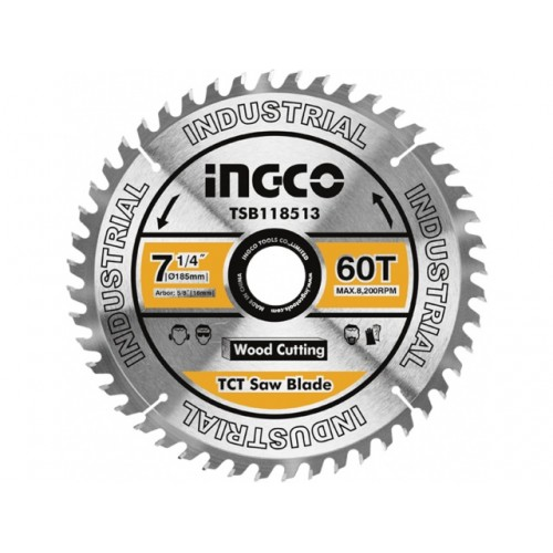 TSB118513 185MM 60T AHŞAP İÇİN TESTESRE BIÇAĞI (CS18528 İÇİN)