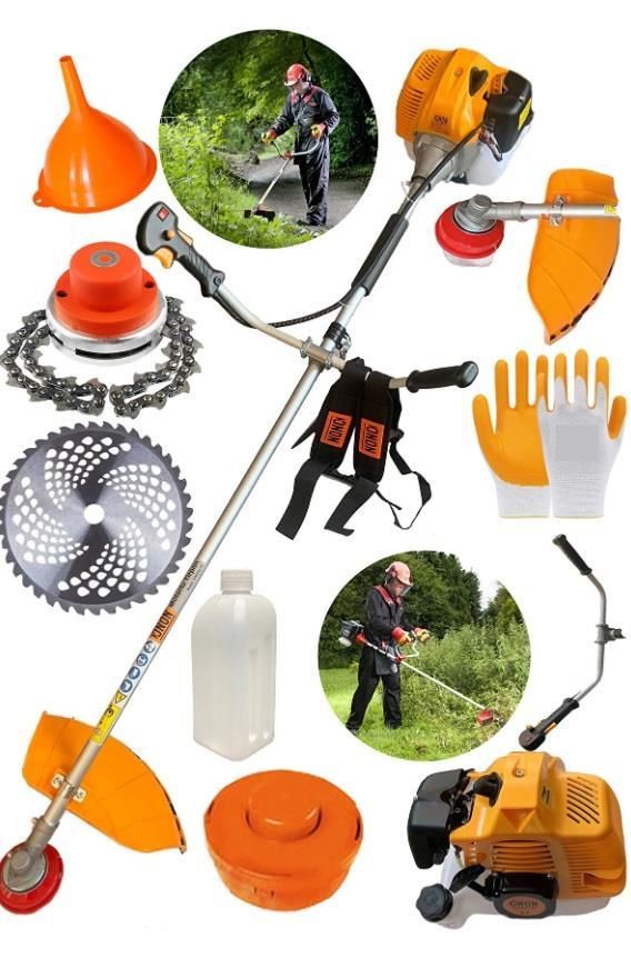 ONON PROFESYONEL YAN TİPİ BENZİNLİ MOTOR OT ÇALI ÇİM BİÇME TIRPAN ÖZEL TASARIM ASKILI