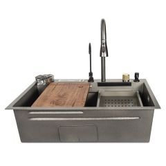 ONON EVYE 7512 KOYU GRİ BIÇAKLIKLI SUS304 OME7512