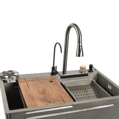 ONON EVYE 7512 KOYU GRİ BIÇAKLIKLI SUS304 OME7512