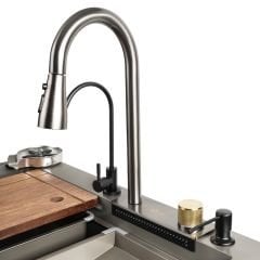 ONON EVYE 7512 KOYU GRİ BIÇAKLIKLI SUS304 OME7512